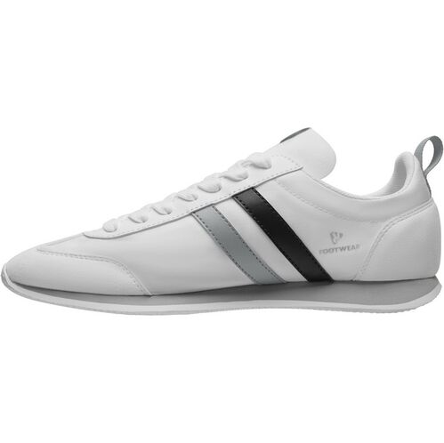 Zapatilla estilo retro Mod. NADAL INFANTIL (01/47/02)  Blanco / Gris / Negro Talla 34