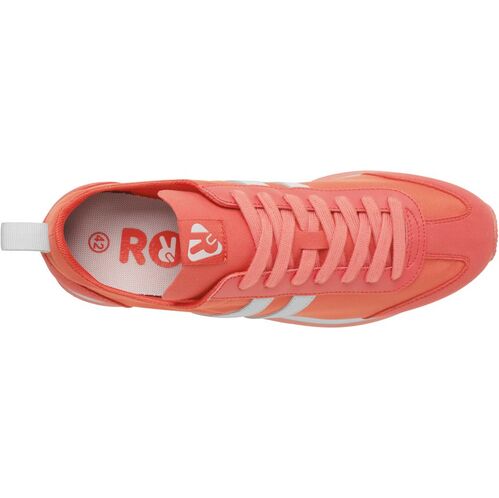 Zapatilla estilo retro Mod. NADAL INFANTIL (120/01) Coral / Blanco Talla 34