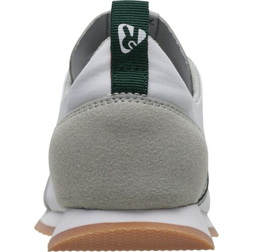 Zapatilla estilo retro Mod. NADAL INFANTIL (01/56) Blanco / Verde Botella Talla 34