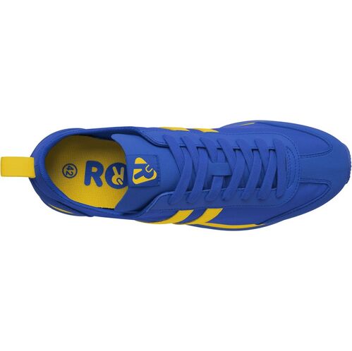 Zapatilla estilo retro Mod. NADAL INFANTIL (05/03) Azul Royal / Amarillo Talla 34