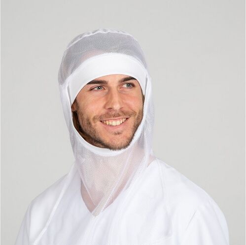 Balaclava de rejilla Mod. SAHARA (6 uds). Blanco Talla nica