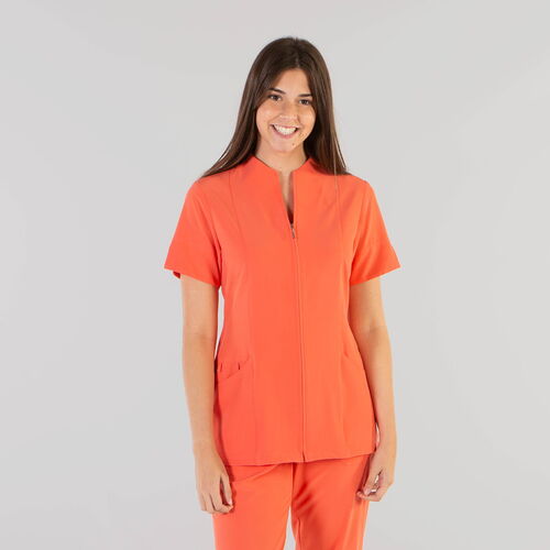 Casaca sanitaria Mod. YANIRA (133) Plana Coral Talla S