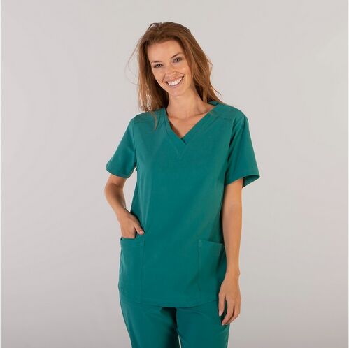 Casaca sanitaria Mod. ROSALIA (108) Verde Talla XS