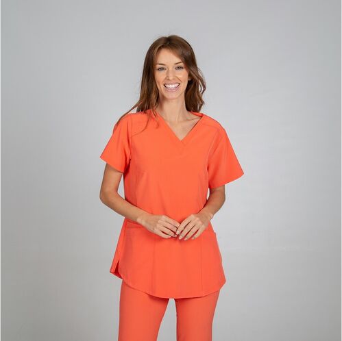 Casaca sanitaria Mod. ROSALIA (133) Plana Coral Talla S