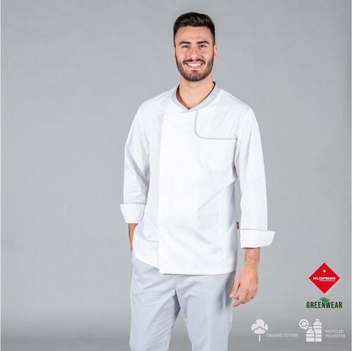Chaqueta de cocina Mod. OTERO (117) Gris Perla Talla XL