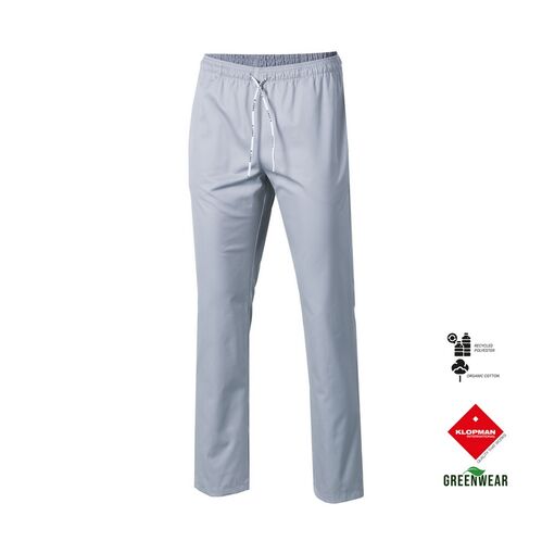 Pantaln para cocina unisex Mod. KLOPMAN (117) Gris Perla Talla L