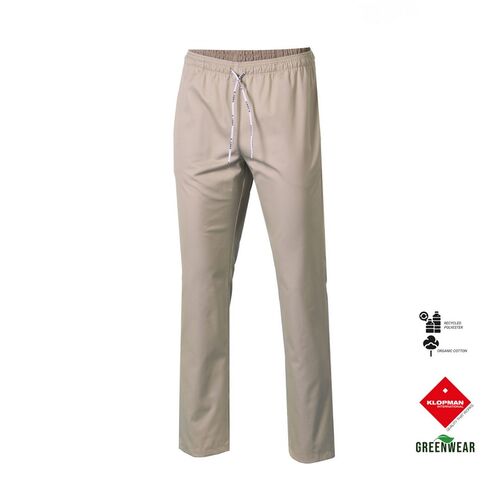 Pantalón para cocina unisex Mod. KLOPMAN (142) Arena Talla XS