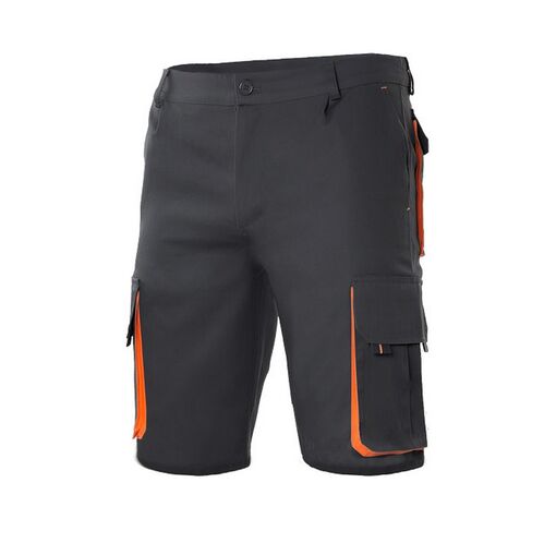 Bermuda multibolsillos bicolor Negro (0) / Naranja (16) Talla 36