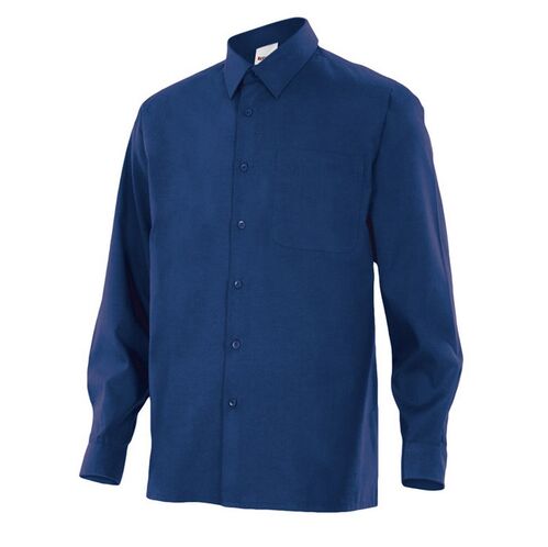 529. Camisa de manga larga con un bolsillo Azul Marino (1) Talla L