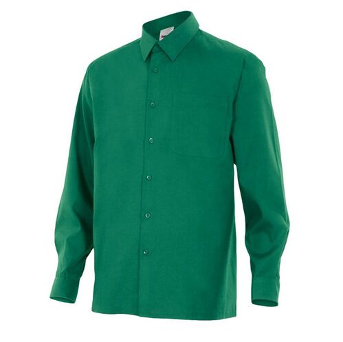 Camisa de manga larga Mod. 529 Verde (2) Talla S