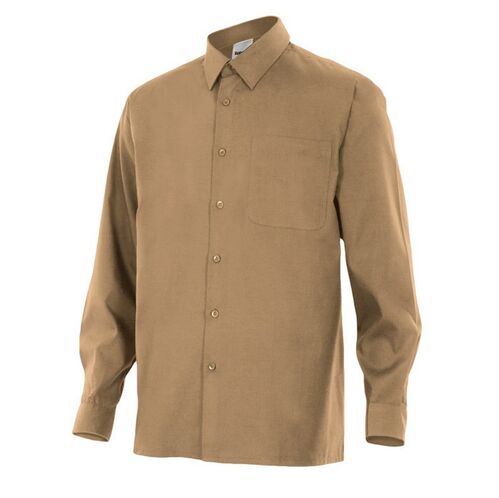 Camisa de manga larga Mod. 529 Beige (6) Talla S