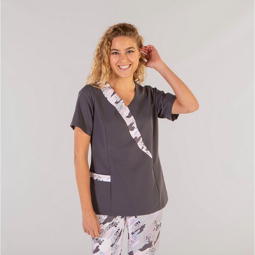 Casaca sanitaria Mod. ZAIDA (139) Gris Marengo Talla XL