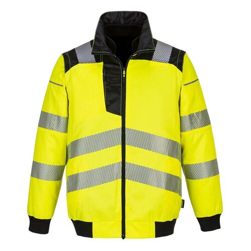 Cazadora de alta visibilidad PW3 Amarillo Fluor / Negro Talla S