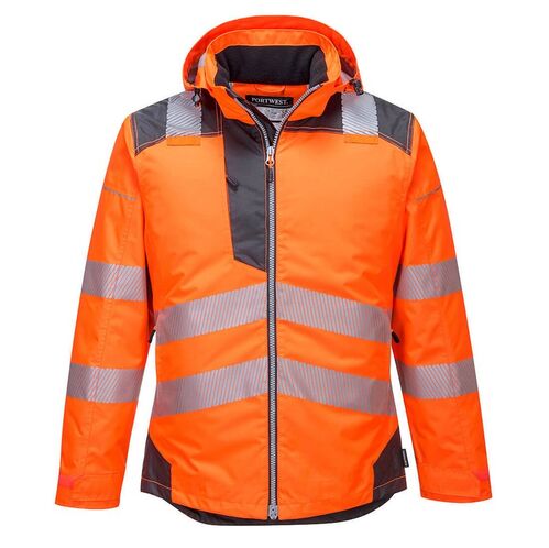 Chaqueta A/V Mod. PW3 NARANJA/GRIS Naranja Fluor / Gris Talla S