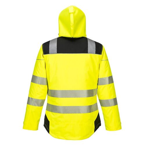 Chaqueta de invierno de alta visibilidad PW3 Amarillo Fluor / Negro Talla S