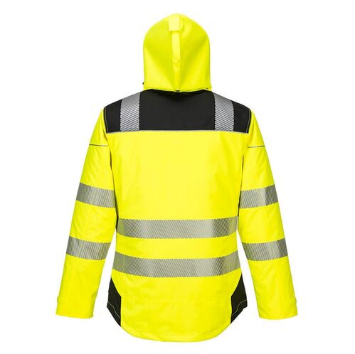 Chaqueta de invierno de alta visibilidad PW3 Amarillo Fluor / Negro Talla L