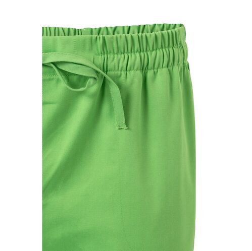 Pantaln sanitario con cierre de cintas Verde Lima (25) Talla 2