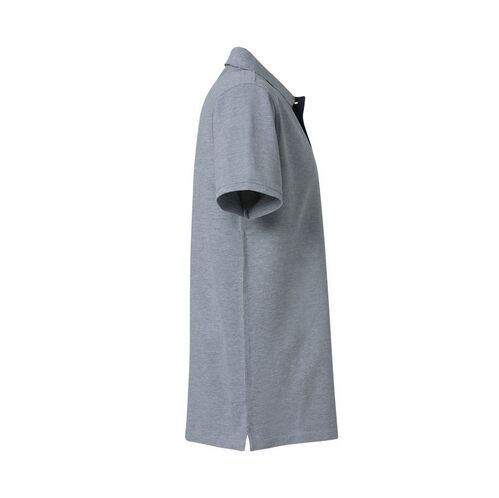 Polo de caballero Mod. HEAVY PREMIUM Gris jaspeado (95) Talla S
