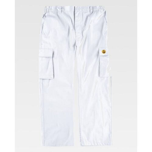 Pantaln ESD Mod. B1900 Blanco Talla S