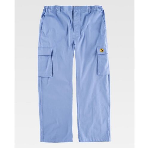 Pantalón ESD Mod. B1900 Celeste Talla S