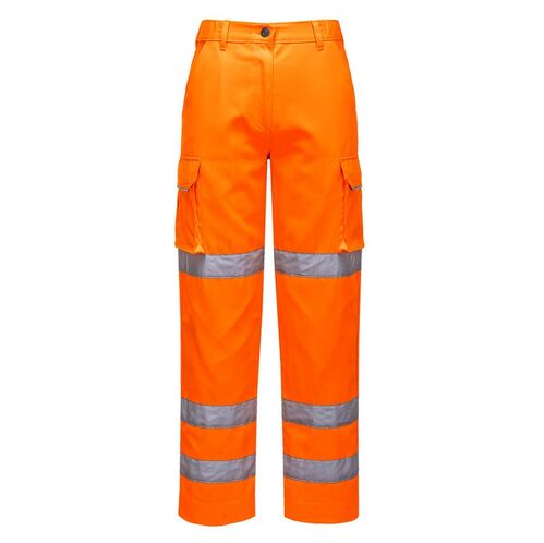 Pantalón de alta visibilidad para mujer Mod. LW71 Naranja Fluor Talla S