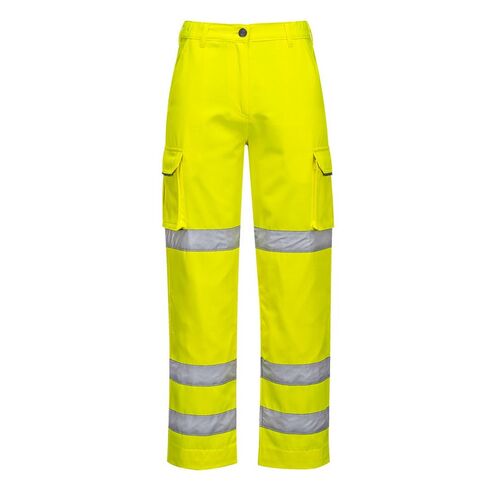 Pantalón de alta visibilidad para mujer Mod. LW71 Amarillo Fluor Talla XS