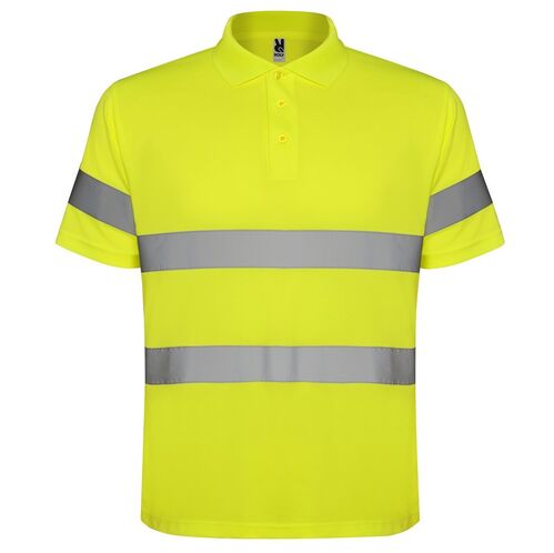 Polo de alta visibilidad Mod. POLARIS Amarillo Fluor Talla S