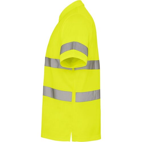 Polo de alta visibilidad Mod. POLARIS Amarillo Fluor Talla S