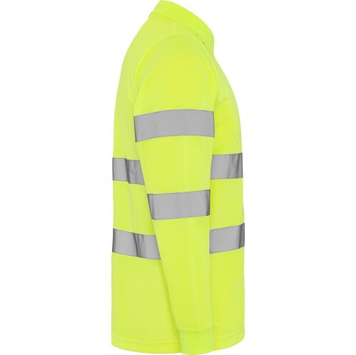 Polo de alta visibilidad Mod. POLARIS LS Amarillo Fluor Talla XXL