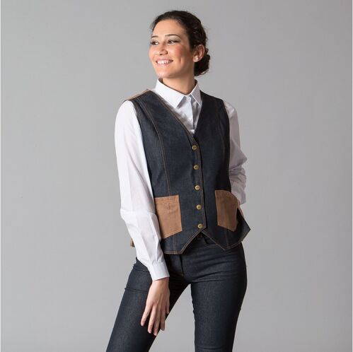 Chaleco de mujer Mod. BEANA (826) Vaquero Marino Talla S