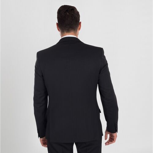 Americana de caballero Slim Fit Serie CONFORT (001) Negro Talla 48