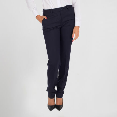 Pantalón de traje para mujer Mod. TRIVIAL (104) Marino Talla 36