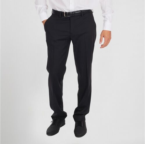 Pantaln de hombre sin pinzas Serie CONFORT (001) Negro Talla 36