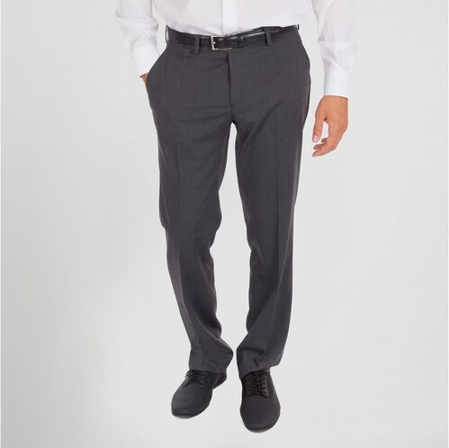 Pantaln de hombre sin pinzas Serie CONFORT (139) Gris Marengo Talla 38