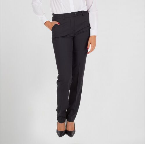 Pantaln de traje para mujer Mod. CONFORT (001) Negro Talla 38