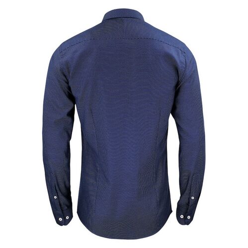 Camisa de caballero Mod. PURPLE BOW 49 SLIM (601) Marino/Blanco Talla S