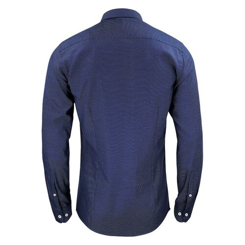 Camisa de caballero Mod. PURPLE BOW 49 SLIM (601) Marino/Blanco Talla XXL