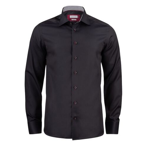 Camisa de caballero Mod. RED BOW 20 SLIM (904) Black/Red Talla S