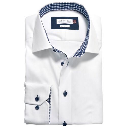 Camisa de caballero Mod. RED BOW 20 SLIM (1066) White/Navy Talla S