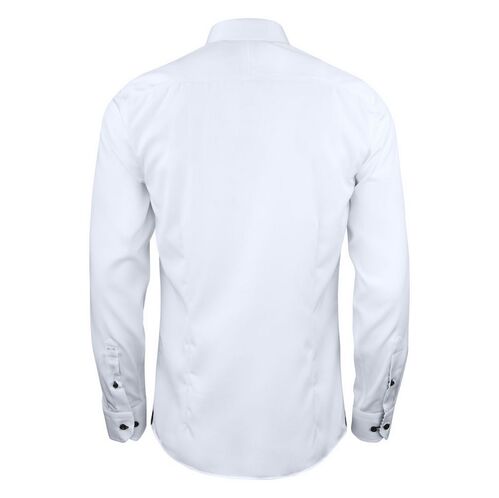 Camisa de caballero Mod. RED BOW 20 SLIM (109) White/Black Talla S