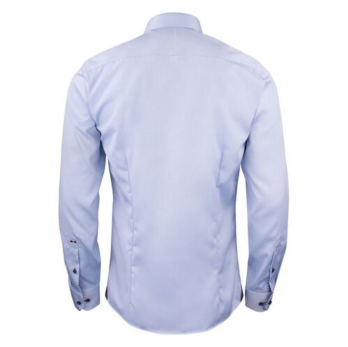 Camisa de caballero Mod. RED BOW 20 SLIM (5066) Sky blue/Navy Talla S