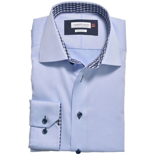 Camisa de caballero Mod. RED BOW 20 SLIM (5066) Sky blue/Navy Talla S