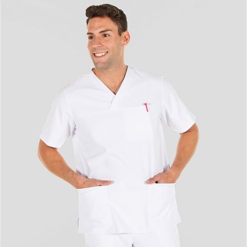 Casaca unisex Mod. AGATA ELASTIK (101) Blanco Talla L