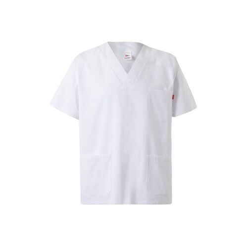 Casaca sanitaria 100% algodón Blanco Talla 3XL