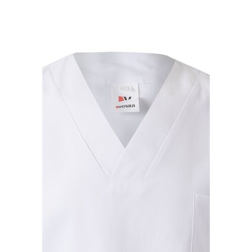 Casaca sanitaria 100% algodón Blanco Talla 3XL