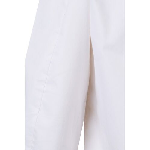 Bata de hombre con tejido elstico Blanco (7) Talla S