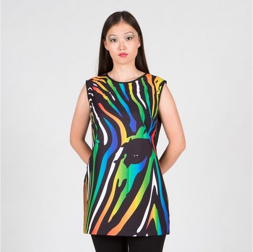 Vestido Mod. TULIPAN (2871) Estampado cebra Talla S