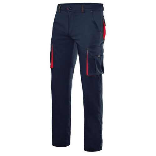 Pantalón elastico bicolor Mod. 103024S Negro (0) / Rojo (12) Talla 36