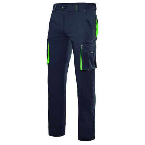 Pantaln elastico bicolor Mod. 103024S Negro (0) / Verde Lima (25) Talla 36