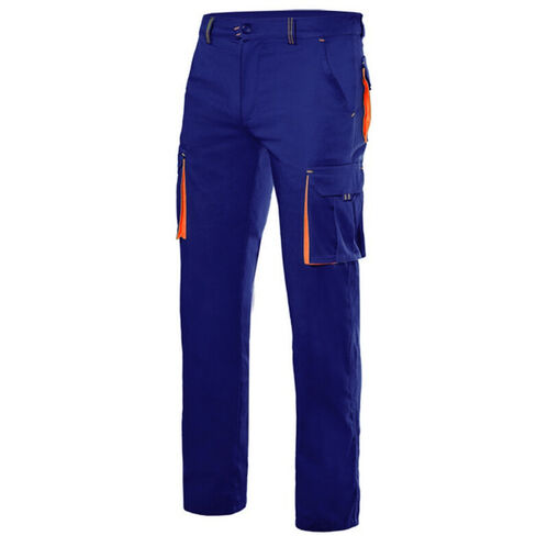 Pantaln elastico bicolor Mod. 103024S Azul Marino / Naranja Talla 60